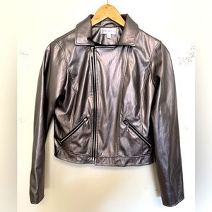 Rampage metallic faux leather jacket 🆕without tag 🏷️